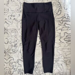 Athleta Black Interval Stash Leggings